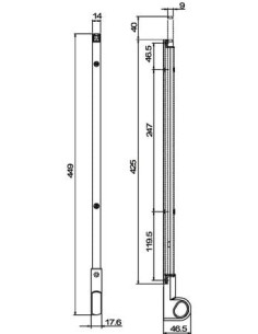Verrou Sicuro Longueur 250 mm - SAVIO