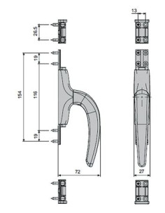 Crémone LOTHUS complète FAPIM 2