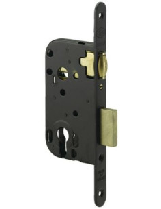 Serrure multibat têtiere acier noir À rouleau clé i - JPM