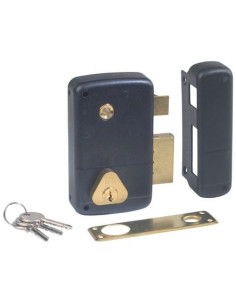 Serrure verticale à cylindre rond Cisa À fouillot varié -...