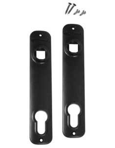 Paire de plaques de propreté pour serrure à larder et... 2