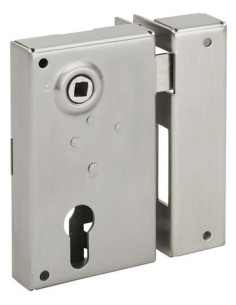 Serrure verticale inox À fouillot - DEVISMES
