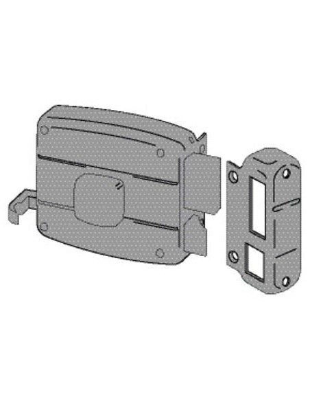 Serrure horizontale à tirage bouton Cisa À tirage bouton intérieur varié - NORMBAU ALLEGION