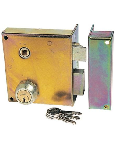 Serrure de grille extra-renforcée à cylindre À...