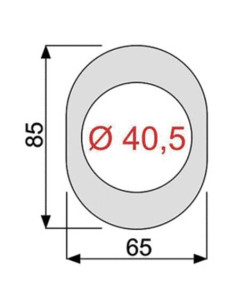 Rosace extérieure ovale DEVISMES 2