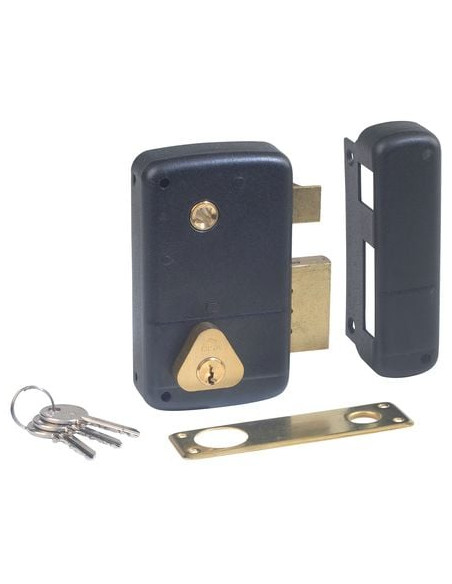 Serrure verticale à cylindre rond Cisa À tirage sur N°BC 0387 - NORMBAU ALLEGION