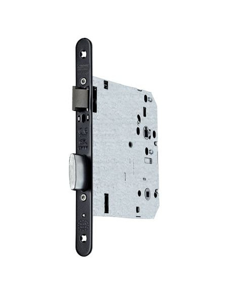 Serrure série D 450 XL CFPF têtière noire Bec-de-cane à condamnation D 453 XL CFPF VR - VACHETTE