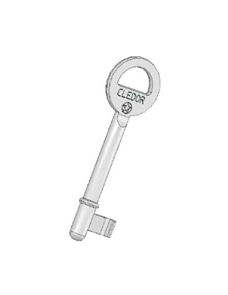Clé pour serrure axe 50mm éco NF