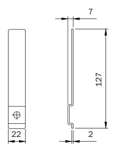 Déviateur de tringle pour serrure PERFECTA ISEO