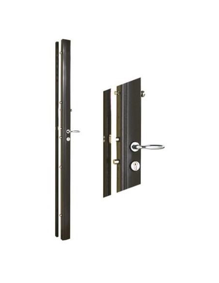Serrure carénée 6 points EXCLUSIVE A2P*** Pour porte d'épaisseur de 41 à 45 mm - VACHETTE