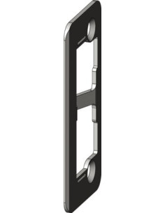 Platine FAB pour gâche centrale Acier - WINKHAUS