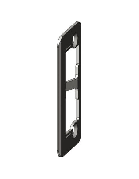 Platine FAB pour gâche centrale Acier - WINKHAUS