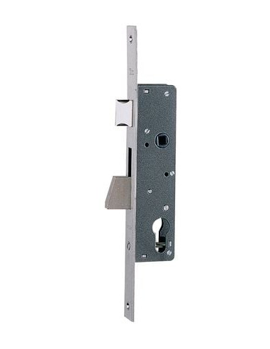 Serrure 1 point Electa Têtière plate 24 mm pêne...