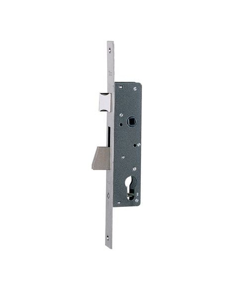 Serrure 1 point Electa Têtière plate 24 mm pêne dormant 1/2 tour - ISEO