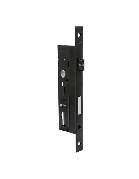 Serrure 1 point aluminium 728/AF Finition Noir 9005 mat - TECHPRO