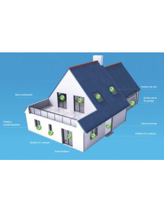 Entrebâilleur de sécurité à câble Cabl'air SOCONA 2