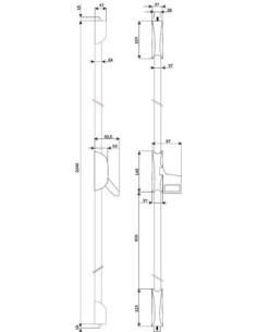 Serrure anti-panique Push Pad ISEO 2 points haut et bas -... 2