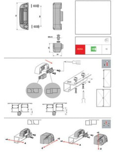 Gâche réglable porte 1 ou 2 vantaux 8525A FAPIM 2