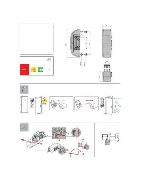 Gâche électrique pour anti-panique OLTRE FAPIM