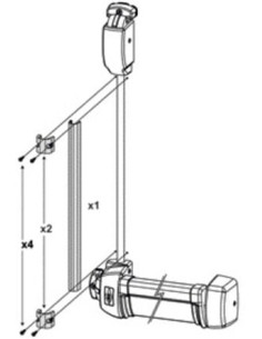 Cache tringle pour série Fluid