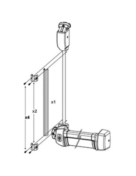 Cache tringle pour série Fluid