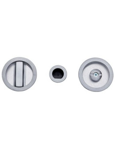 Set serrure avec poignée cuvette ronde