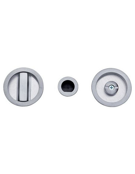 Set serrure avec poignée cuvette ronde