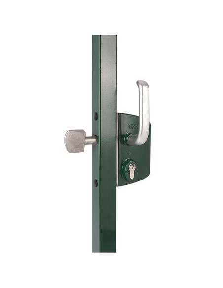 Serrure pour portail coulissant LSKZ Pour profil de 80 mm - LOCINOX