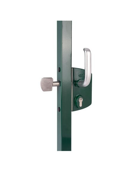 Serrure pour portail coulissant LSKZ Pour profil de 60 mm - LOCINOX