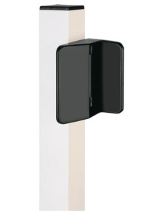 Gâche polyamide noir pour portillon LOCINOX