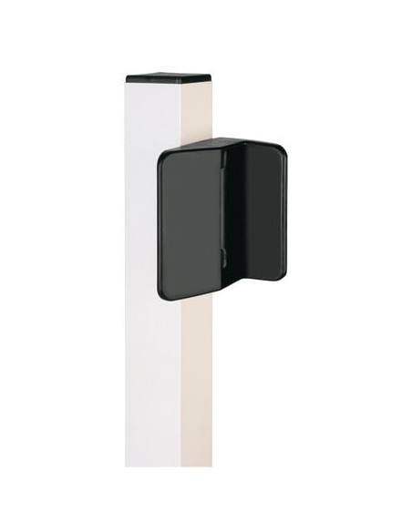 Gâche polyamide noir pour portillon LOCINOX