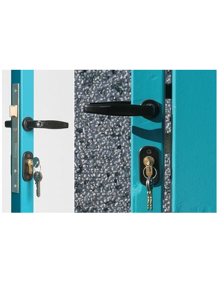 Tube et serrure de base pour portail battant