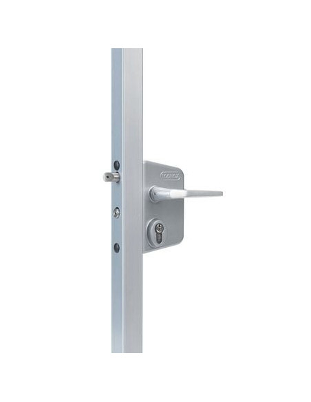 Serrure de portail type industriel à cylindre européen Pour profil plat de 10 à 30 mm - LOCINOX