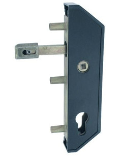 Serrure de portail métal ou PVC en retrait Pour cadre de... 2