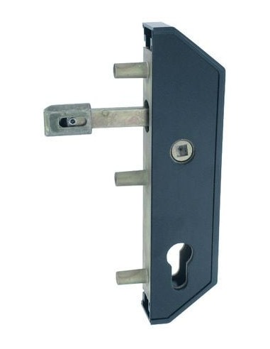 Serrure de portail métal ou PVC en retrait Pour...