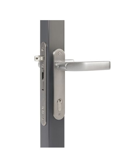 Serrure tout inox à encastrer Eightylock - axe à 60 mm - LOCINOX