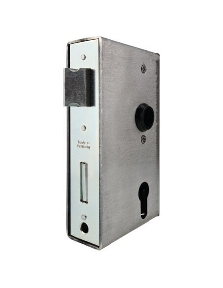 Serrure et boîtier à souder pour portail et grille
