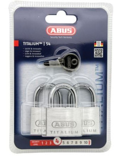 Cadenas 54TI/40 s'entrouvrant par 3 ABUS