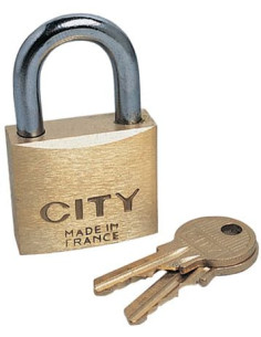 Cadenas laiton City S'entrouvant par 10 - ISEO_CITY