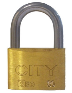 Cadenas laiton City S'entrouvant par 10 - ISEO_CITY 2