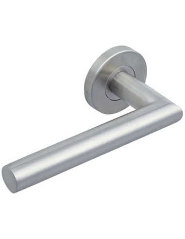 Béquille double inox sur rosace ligne LC Modèle...