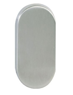 Rosace ovale inox Série étroite
