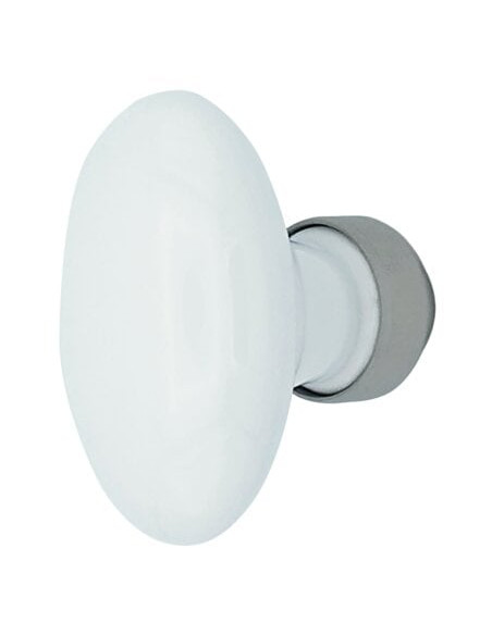Bouton double ovale porcelaine KAOLINE UCDA
