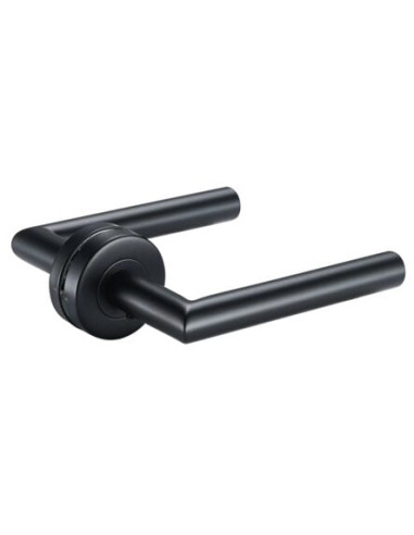 Béquille double inox SJ33 Finition noir mat -...