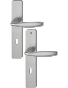 Béquilles pour porte battante sur grande plaque carrée... 2