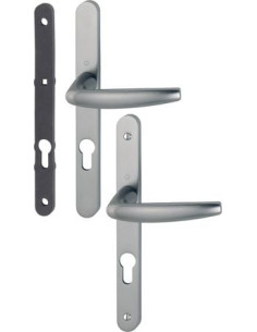 Poignée de porte 7/70 étanche sur plaque étroite Finition...