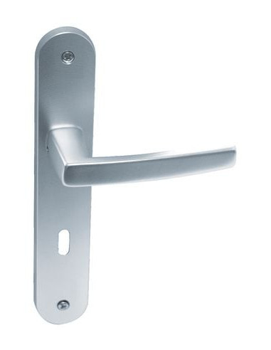 Béquille pour porte sur petite plaque Minéral...