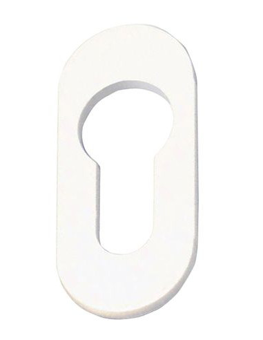 Rosace pour porte de cylindre adhésive ovale