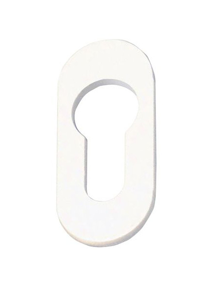 Rosace pour porte de cylindre adhésive ovale