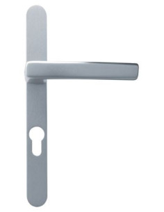 Poignée sur plaque étroite Minéral Finition Argent F1 -... 2